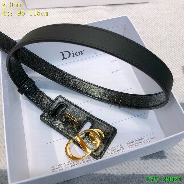 Dior Belt 20mmX95-115cm 8L16