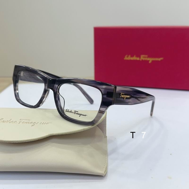 2025 Ferragamo Plain Glasses 1:1 0304