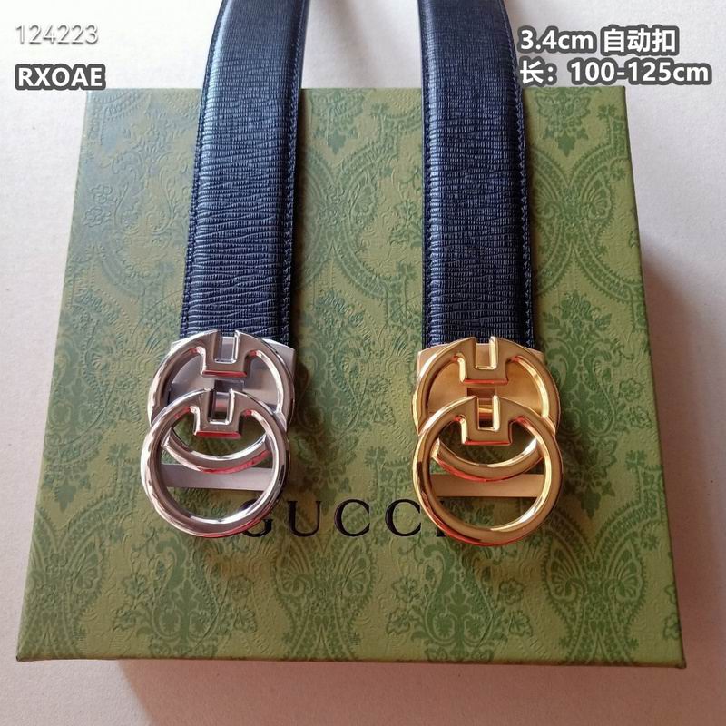 Gucci belt 34mmX100-125cm 8L22