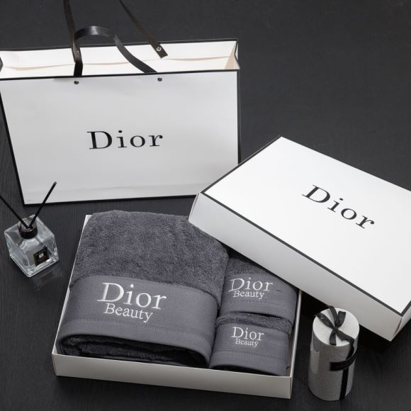 Dior 浴巾70X145cm 毛巾35X75cm 小方巾35X35cm 07