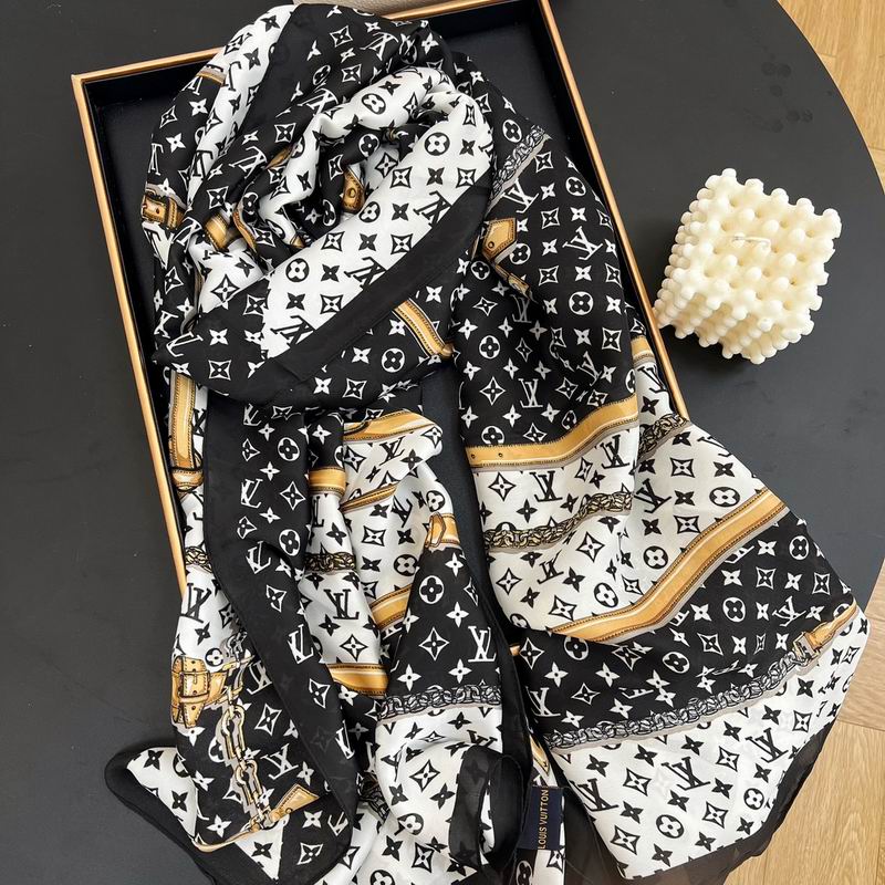 LV silk scarf 90-180cm E04