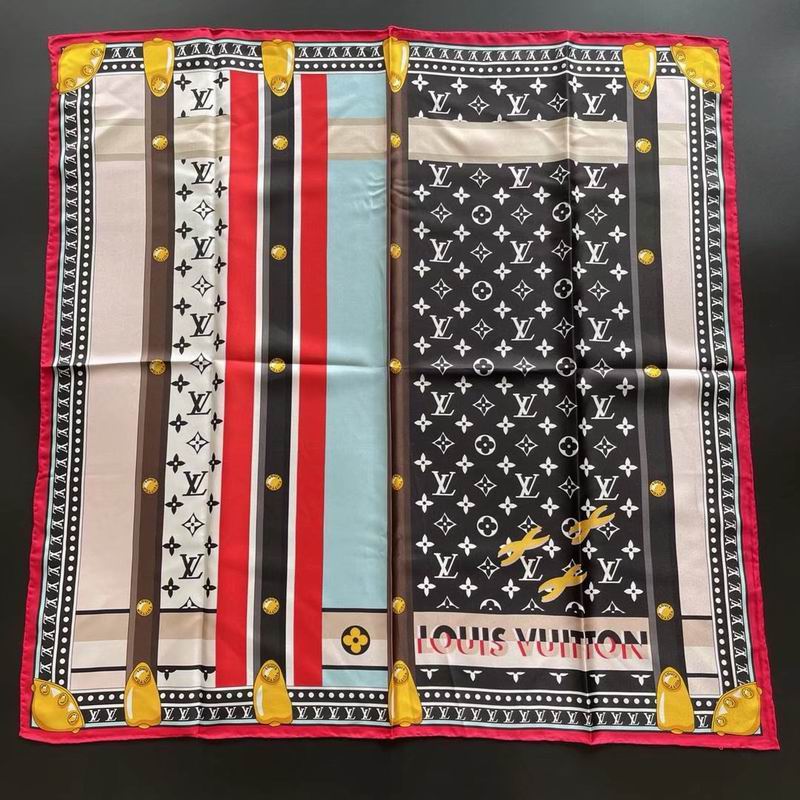 LV silk scarf 90X90cm E11