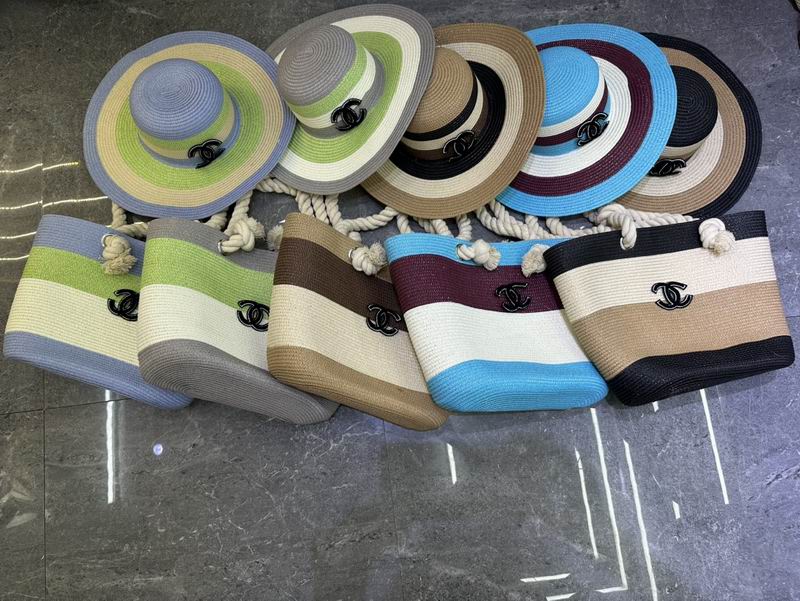 Chanel beach bag hat 0414