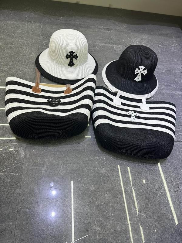 Chrome Hearts beach bag hat