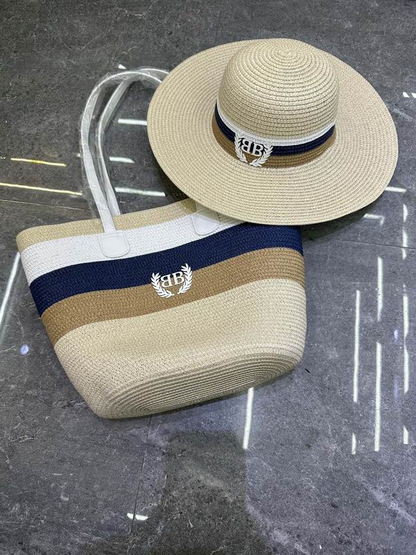 Balenciaga beach bag hat