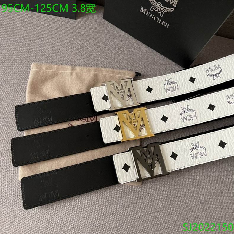 MCM Belt 38mmX95-125cm 7D02