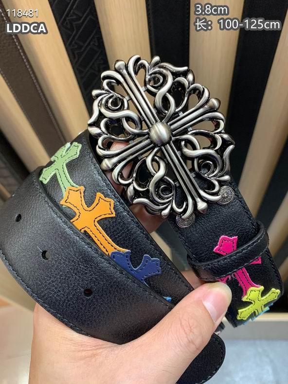 Chrome Hearts belt 38mmX100-125cm 8L23