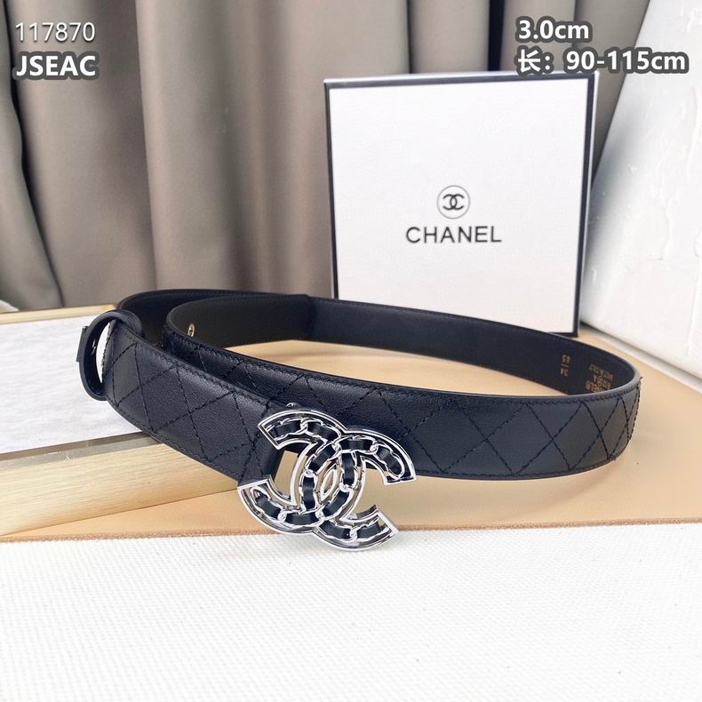 Chanel belt 30mmX90-115cm 8L08